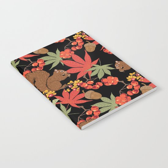 Autumn squirrel Notebook