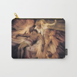 Flying too close to the sun; the lament for Icarus by the angels portrait painting by Herbert Draper  Carry-All Pouch