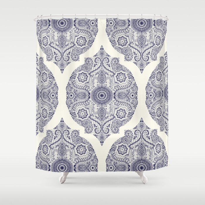 Explorations in Ink & Symmetry Shower Curtain