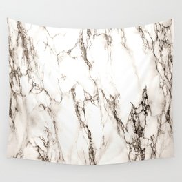 Brown Veined Marble Wall Tapestry