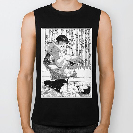 asc 518 - L'immobilisation (The entrapment) Biker Tank
