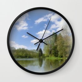 Impression Lake Wall Clock