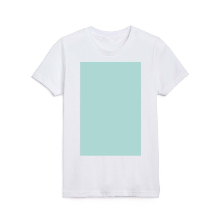 Aqua blue cheap color t shirt