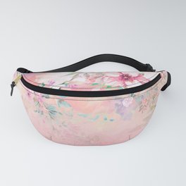 Botanical Fragrances in Blush Cloud-Immersed Fanny Pack