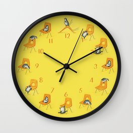 Time to Sit Still (with numbers) Wall Clock
