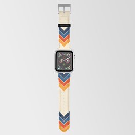 V Shape Surfing Summer Retro Stripes Pattern Satiada Apple Watch Band