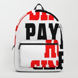 Hot Single Payroll Clerk Backpack