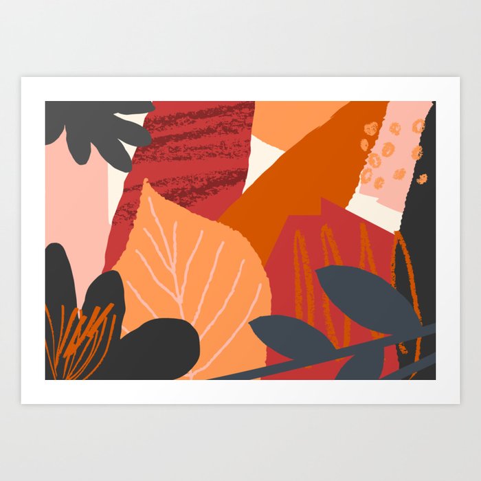 Autumn Abstract 2 Art Print