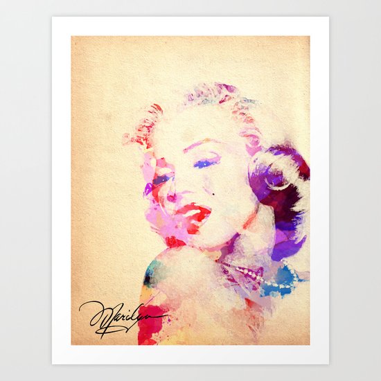 Marilyn Monroe Art Print