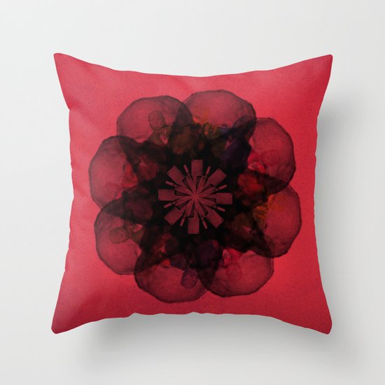 Lilium 'Cameo' Throw Pillow