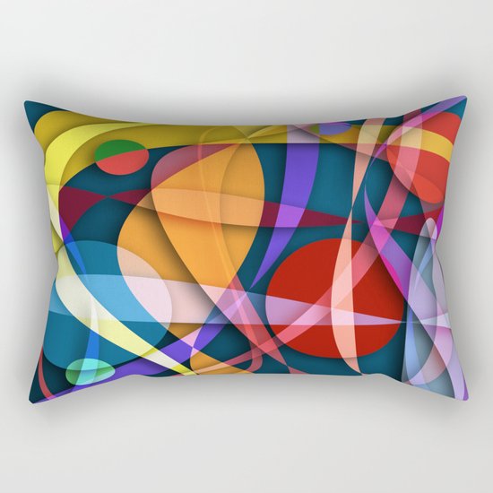 Abstract #358 Rectangular Pillow