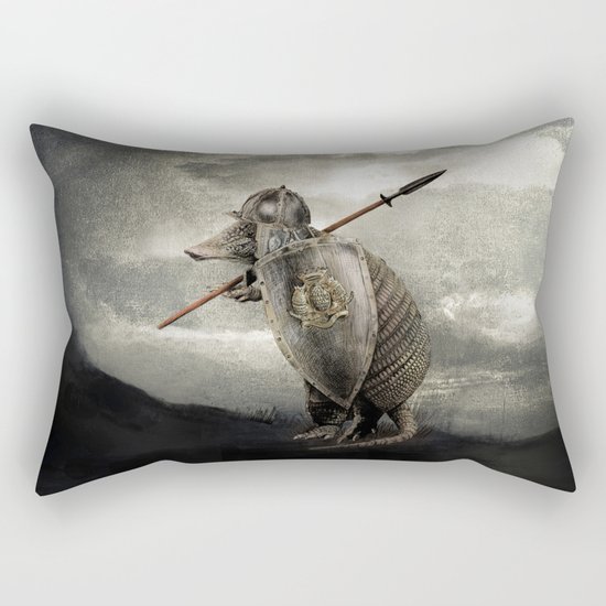 Armadillo by Eric Fan & Viviana González Rectangular Pillow