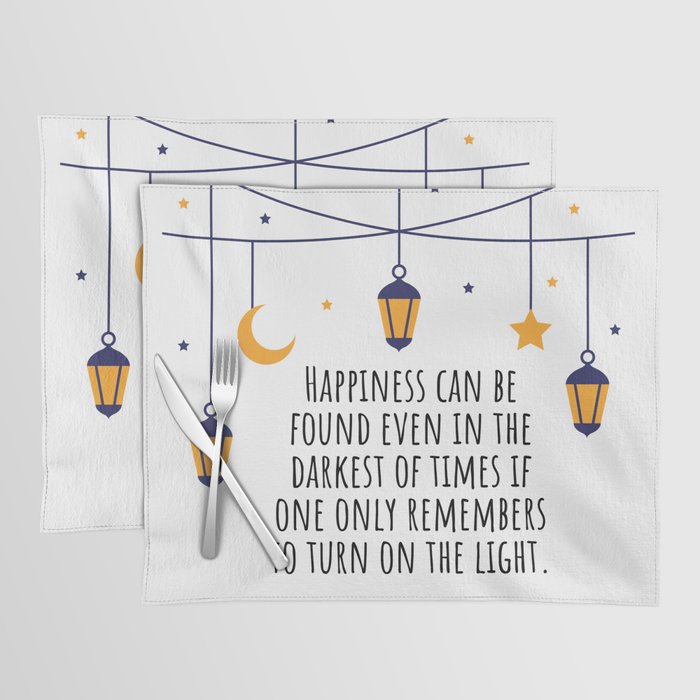 Happiness | Motivational Quote Placemat