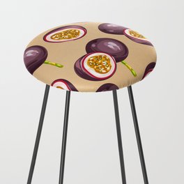 passion fruit pattern Counter Stool