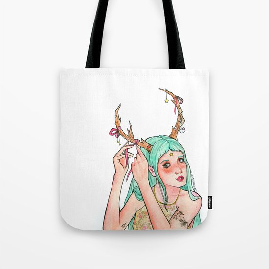 Do you like my antlers? Tote Bag