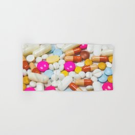 Pills (Color) Hand & Bath Towel