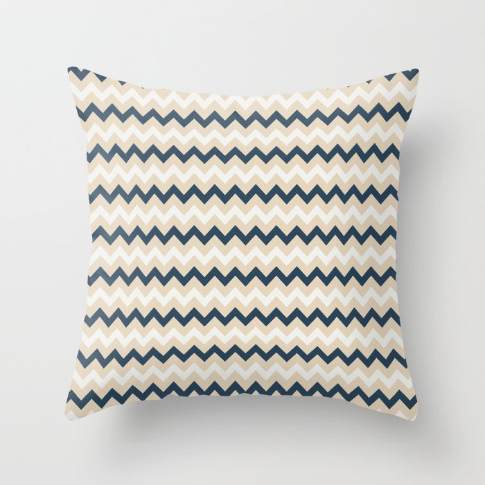 Blue Beige Off White Chevron Pattern Pairs To 2020 Color Of