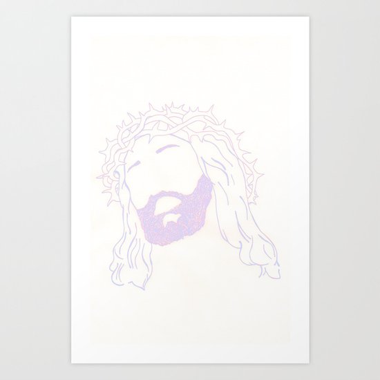 Holy Jesus II Art Print