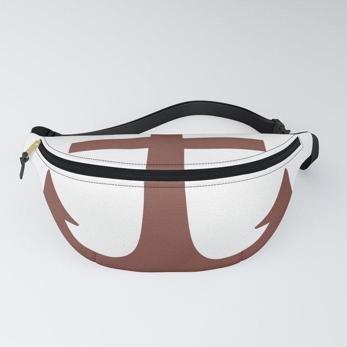 Anchor (Brown & White) Fanny Pack