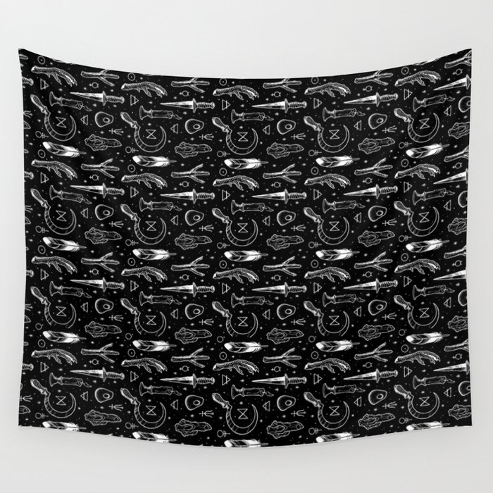 Accoutrements BLACK Wall Tapestry