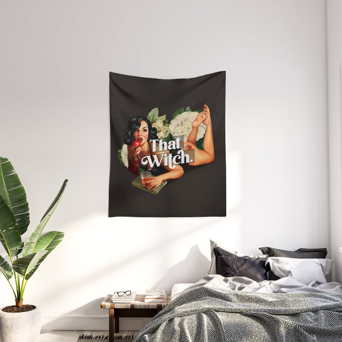 Pin up girl tapestry shop