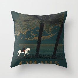 Vintage poster - Caucasus Throw Pillow