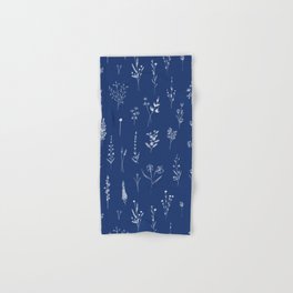 Classic Blue Wildflowers Hand & Bath Towel
