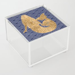 Golden Mermaid Acrylic Box