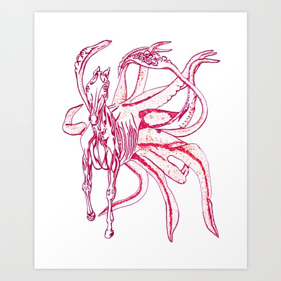 Kelpie Art Print