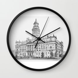 Wayne County Court House | Detroit Michigan Wall Clock
