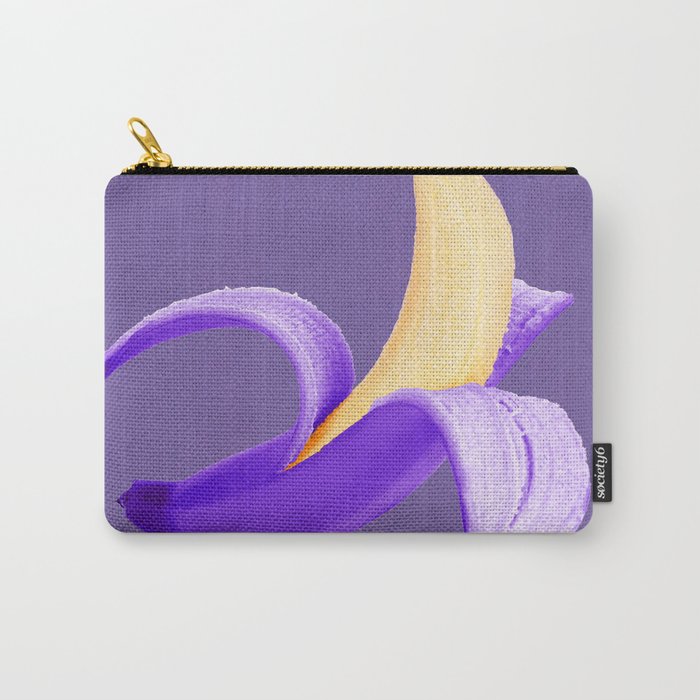 Banana on Ultra Violet Carry-All Pouch