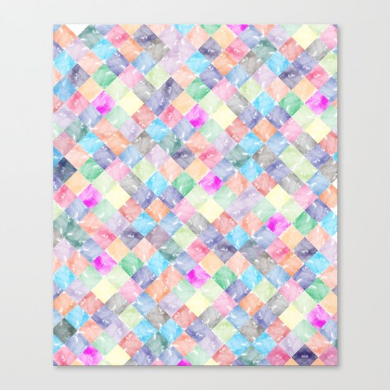 Colorful geometric patterns II Canvas Print