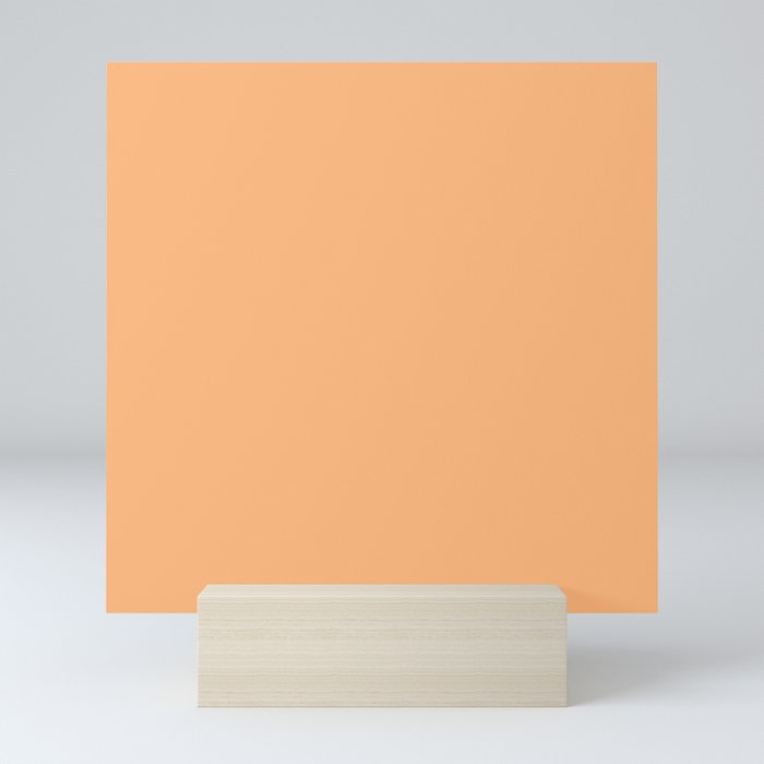 Soft Pastel Peach - Color Therapy Mini Art Print
