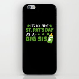 Sis First Baby Reveal Saint Patrick's iPhone Skin