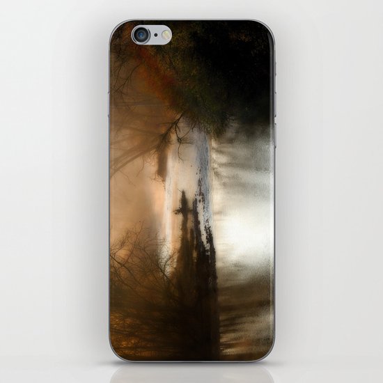 Foggy Alum Creek on a chilly fall morning iPhone & iPod Skin
