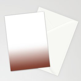 OMBRE BROWN  Stationery Card