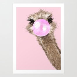 Ostrich Art Prints For Any Decor Style Society6