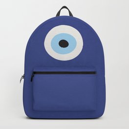 Evil Eye Backpack | Love, Evileye, Tan, Darkblue, Symbol, Round, Graphicdesign, Symbolism, Eye, Circles 