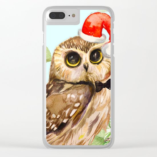Winter animal #1 Clear iPhone Case