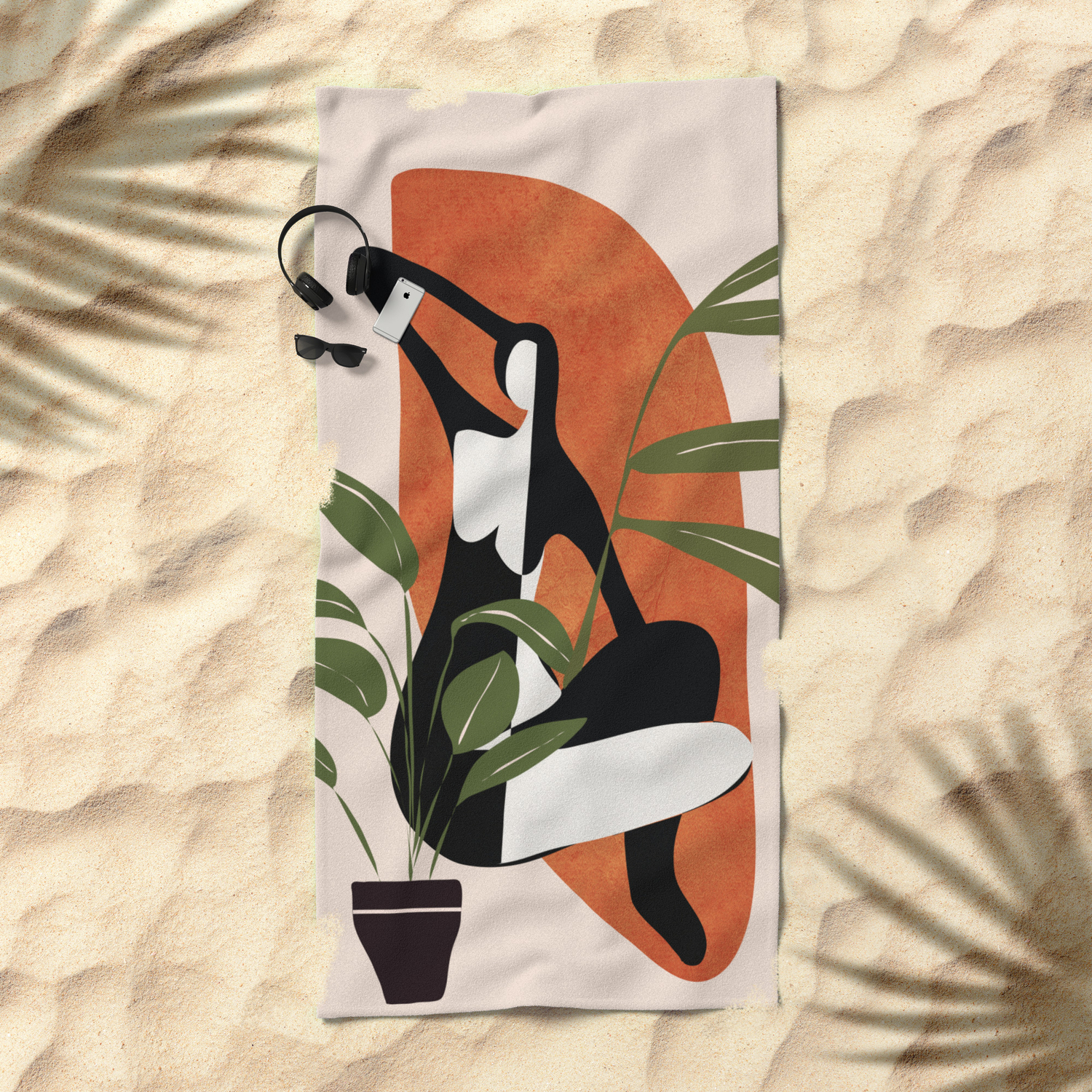 Abstract Female Figure 20 Beach Towel By Cityart7 Society6