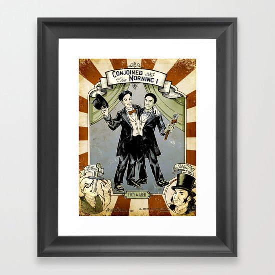 Conjoined in the Morning Framed Art Print