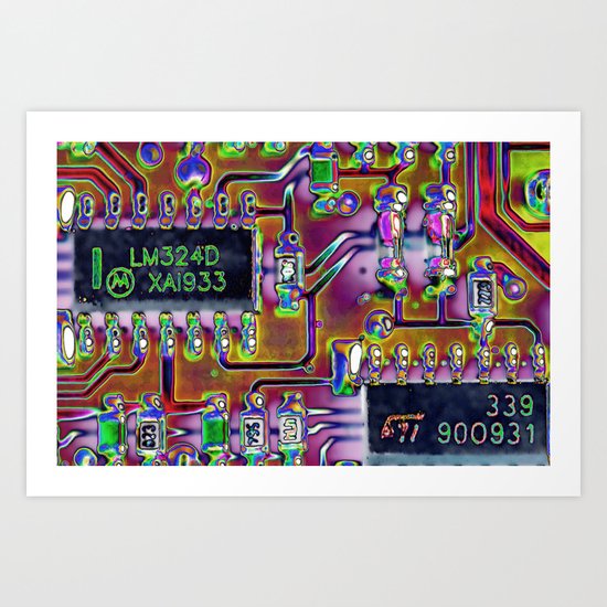 Short Circuit Art Print