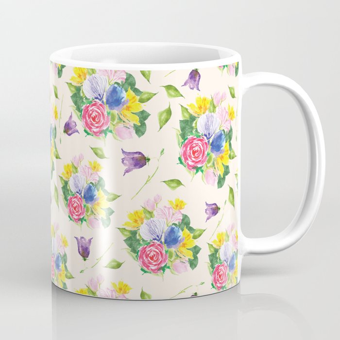 Romantic Vintage Florals Coffee Mug