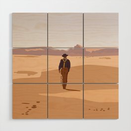 The Searchers Ending Illustration Wood Wall Art