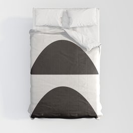 Wonky Arches | Black + White Comforter