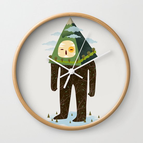 The Man Mountain Wall Clock