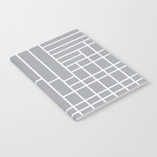 Fuzz Outline Grey Notebook