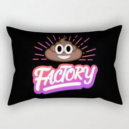 Poop Factory Fart Rectangular Pillow