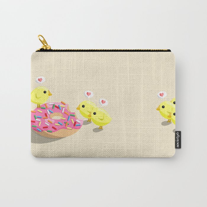 Chicks and donut Carry-All Pouch
