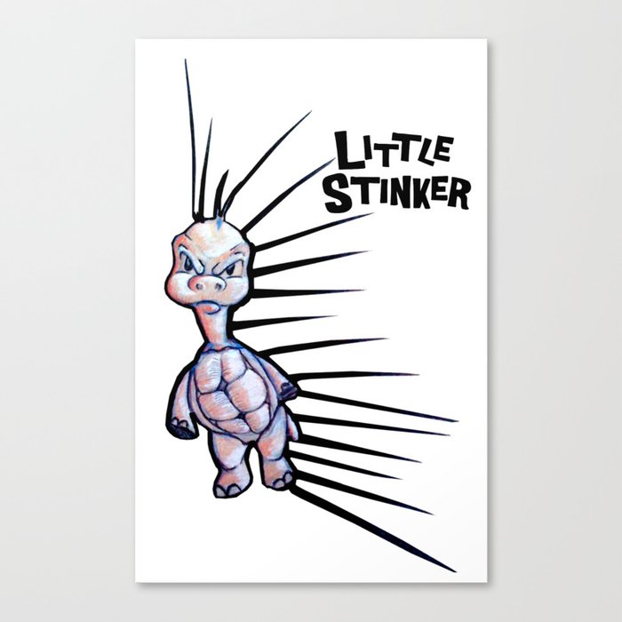 Little Stinker - Adventures of the Eastside Pigs Canvas Print